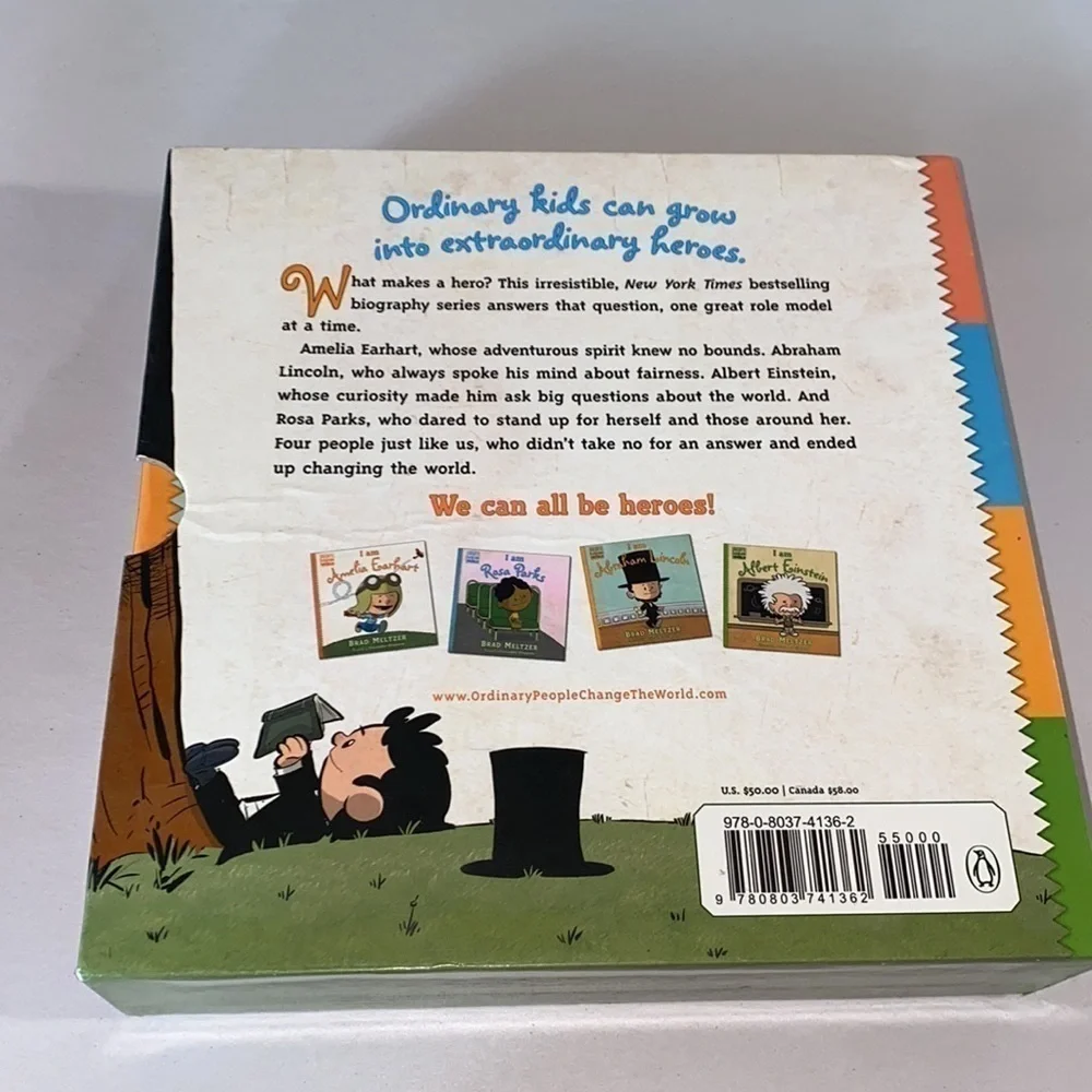 Ordinary people change the world book gift set of 4